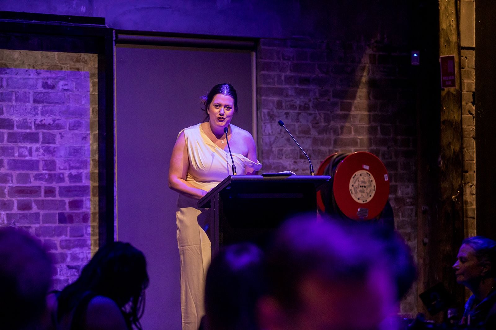 2025 Sydney Young Entrepreneur Awards Gala dinner Winners accepting trophies on stage at the 2025 Sydney Young Entrepreneur Awards
